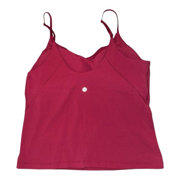 Lululemon Align Waist-Length Cami Tank, C/D Cup, Magenta Smoke, Size 10 NWT - Picture 4 of 7